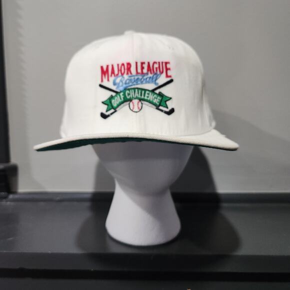 VTG 80s Major League Baseball Golf Challenge MLB MLBPAA New Era Snapback Hat Cap - Picture 9 of 16
